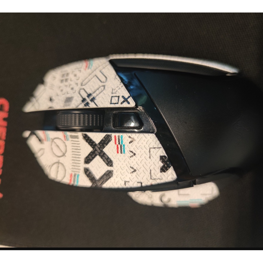 For Razer Basilisk X HyperSpeed V2 Mouse Anti-Slip Sticker Sweat Absorbing Protective Film