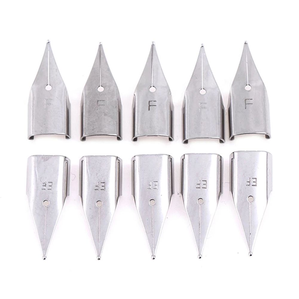 Set 5 ngòi bút máy bằng thép không gỉ 359 0.38mm/0.5mm