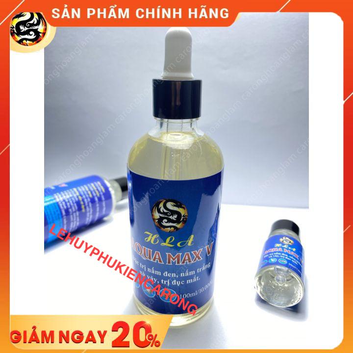 Aqua Max 5 Điều Trị Nấm Đen, Nấm Trắng, Xù Vảy, Xuất Huyết Vảy, Đục Mắt Cho Cá Cảnh Chai 10ml 50ml 100ml Hàng Chính Hãng