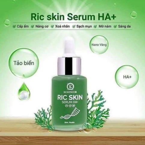 [𝑭𝑹𝑬𝑬𝑺𝑯𝑰𝑷] - ✦ CAO CẤP ✦ - SERUM RIC SKIN LOẠI BỎ MUN, NÁM, TÀN NHAN, DƯỠNG TRẮNG DA