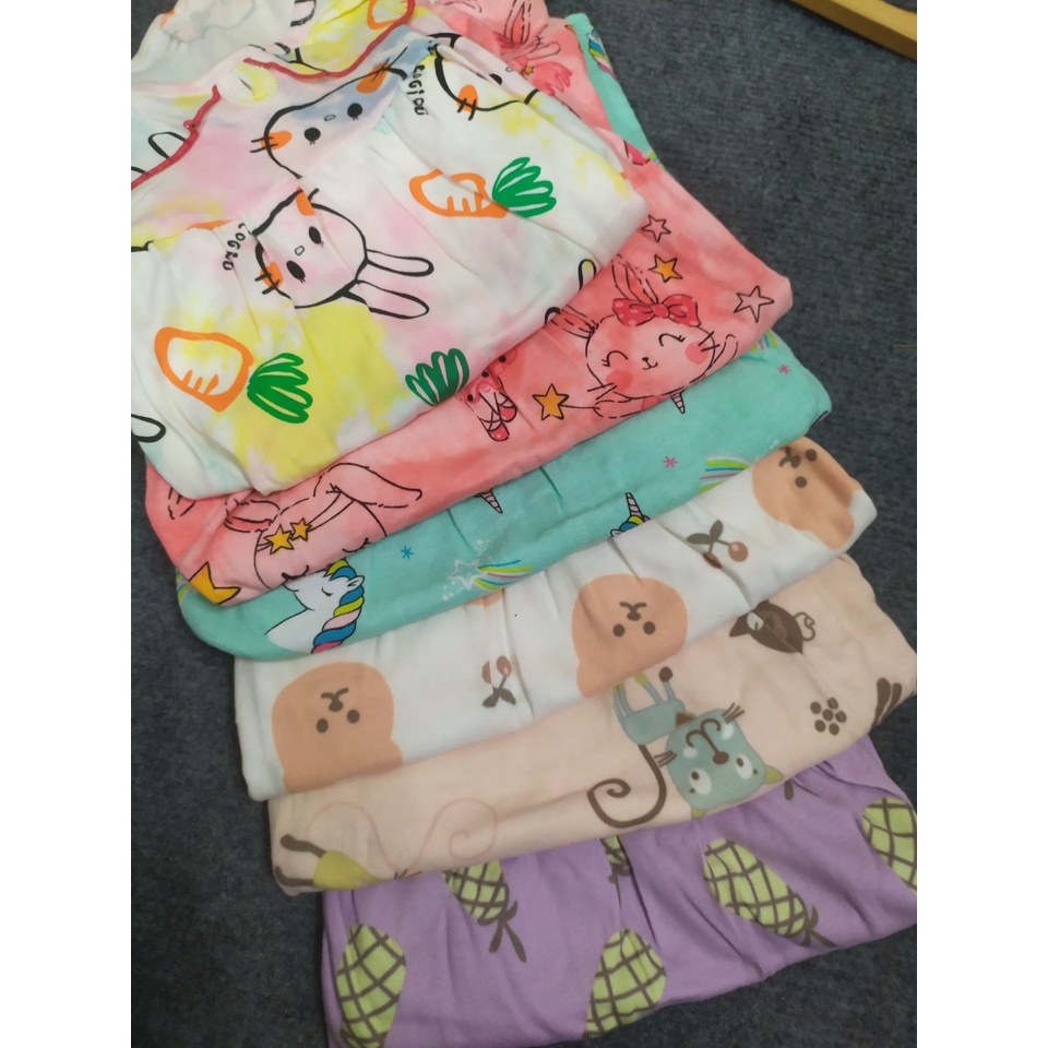 Váy cánh tiên mùa hè/ Đầm bozip cho bé gái 7-20kg