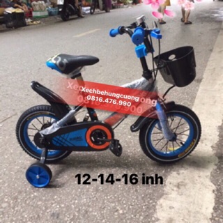 Xe đạp youmi xgame cho bé từ 2 đến 7 tuổi(12 -14-16 inh)