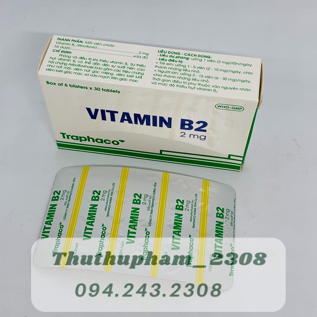 Vitamin B2 2mg Traphaco
