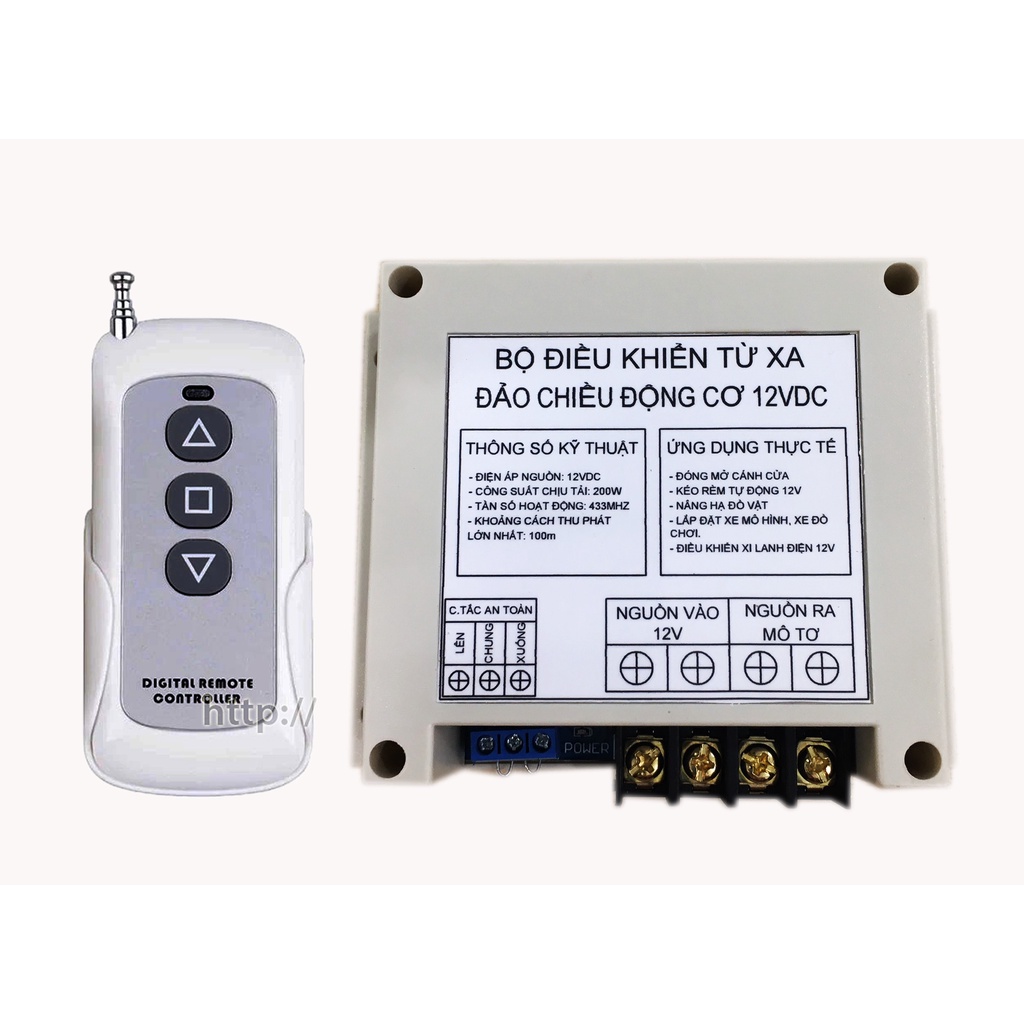 Rơ le đảo chiều động cơ 12VDC 30A