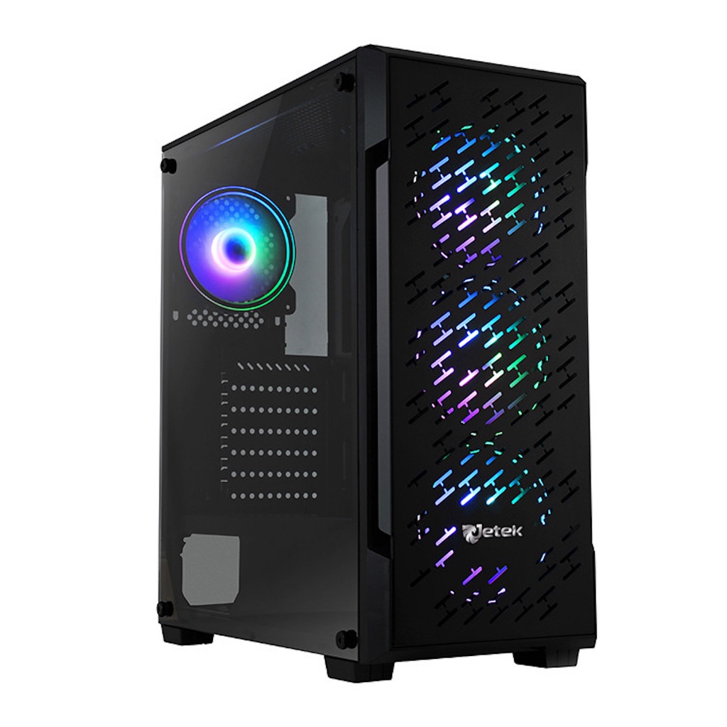 Vỏ case JETEK R22 (TẶNG KÈM 3 FAN RGB)