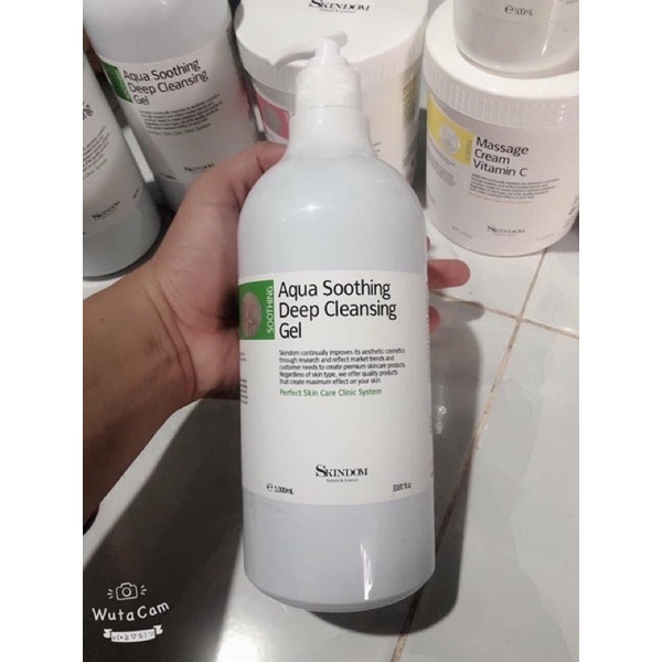 Gel rửa mặt SKINDOM Hàn Quốc. Chai 1000ml