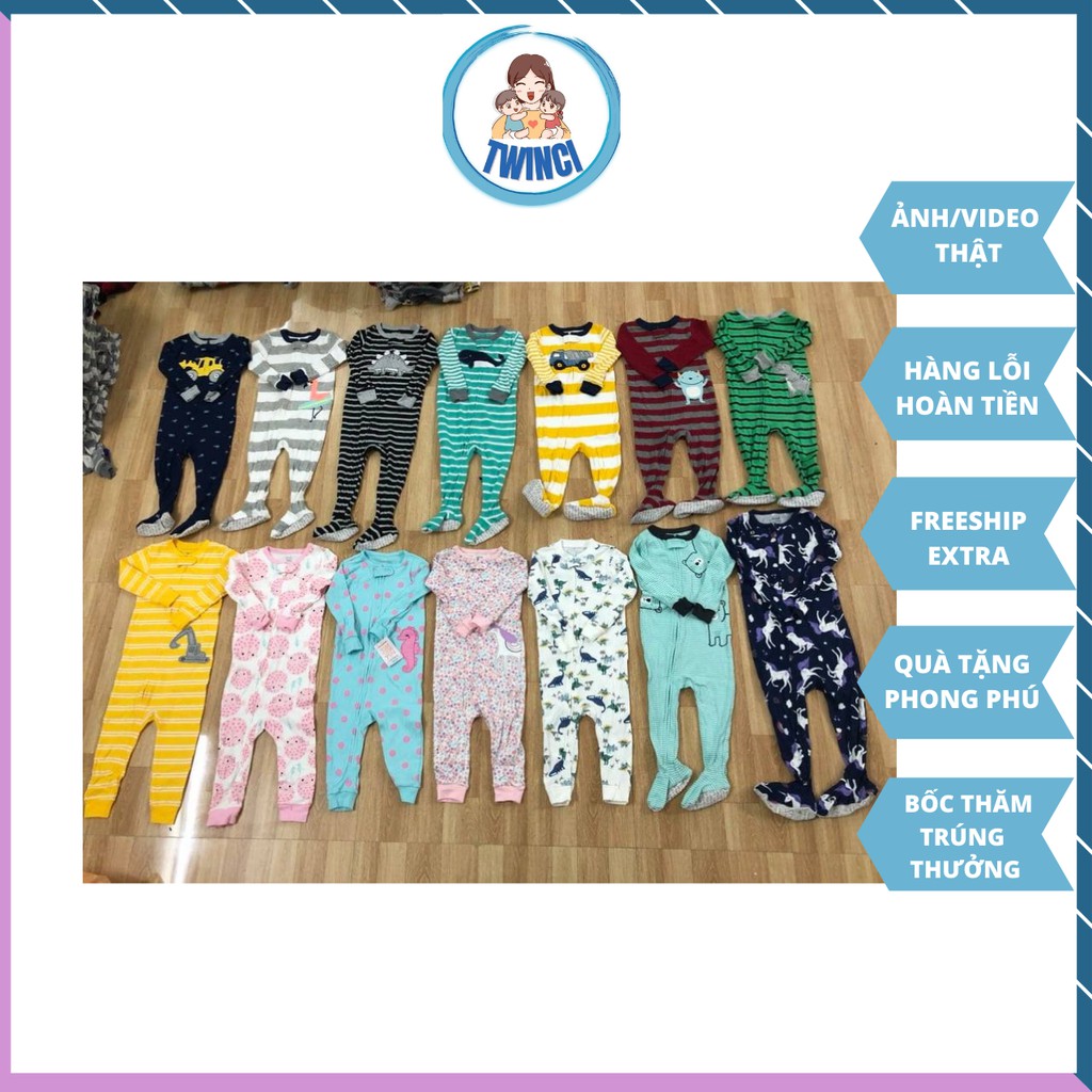 [0-5 tuổi] Sleepsuit cho bé trai bé gái sơ sinh body chip baby NN002