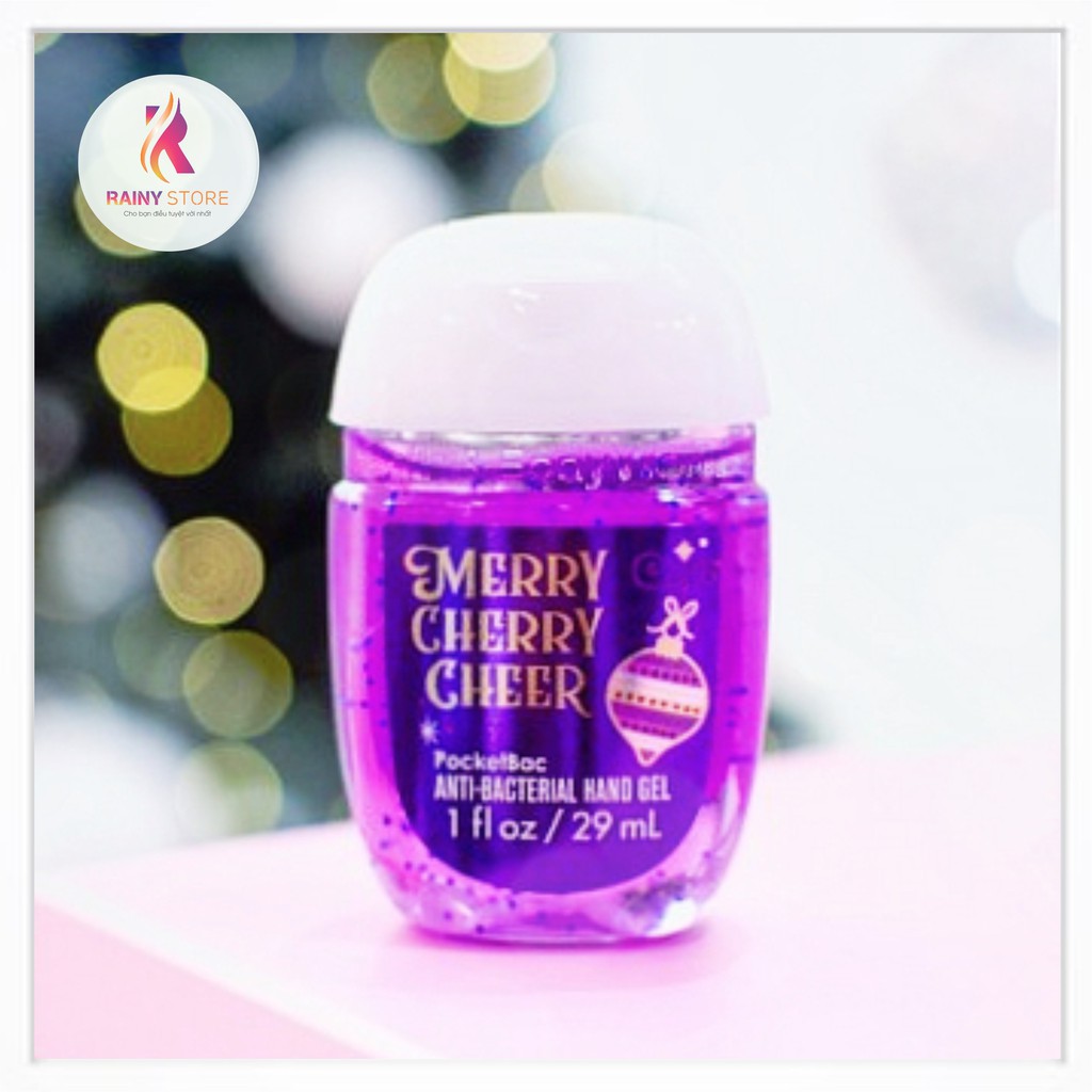 Gel rửa tay khô Bath & Body Works Merry Cherry Cheer 29ml