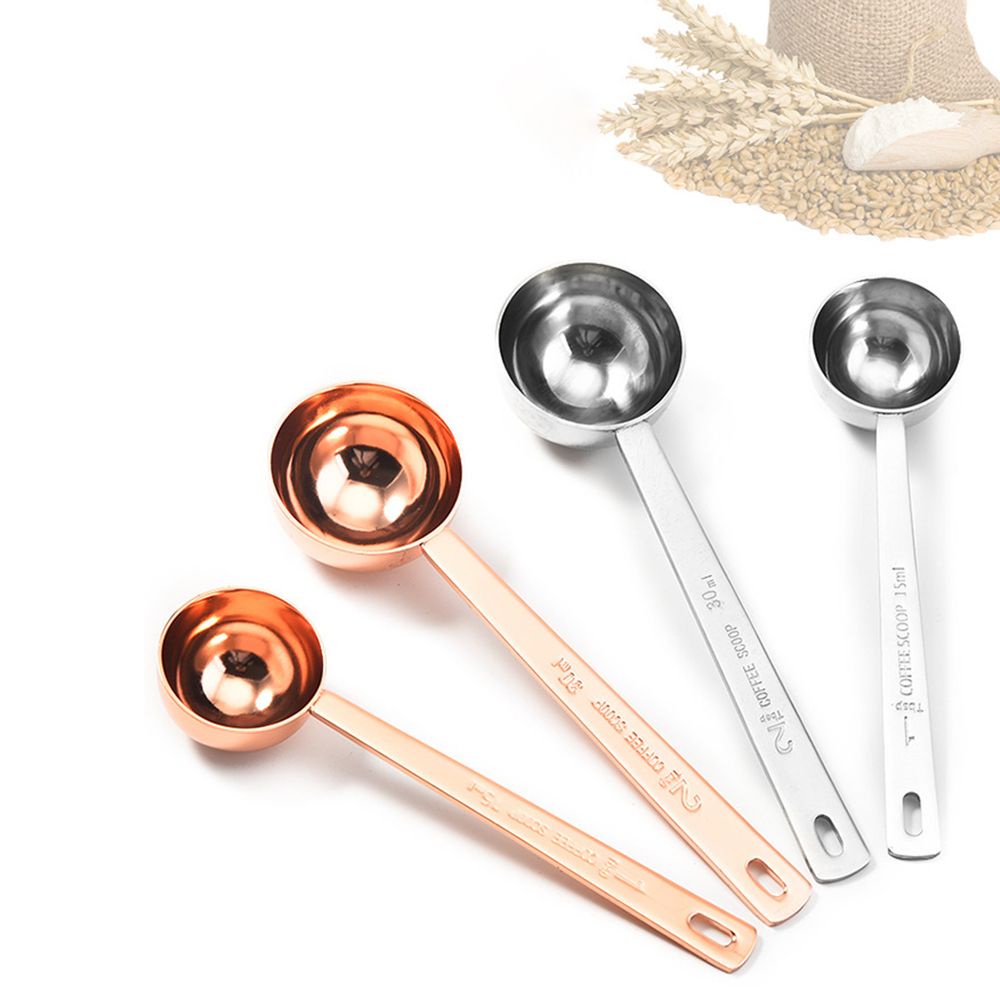 Epoch Muỗng Đo Lường 15ml / 30ml Bằng Thép Không Gỉ Có Tay Cầm Tiện Dụng Cho Nhà Bếp