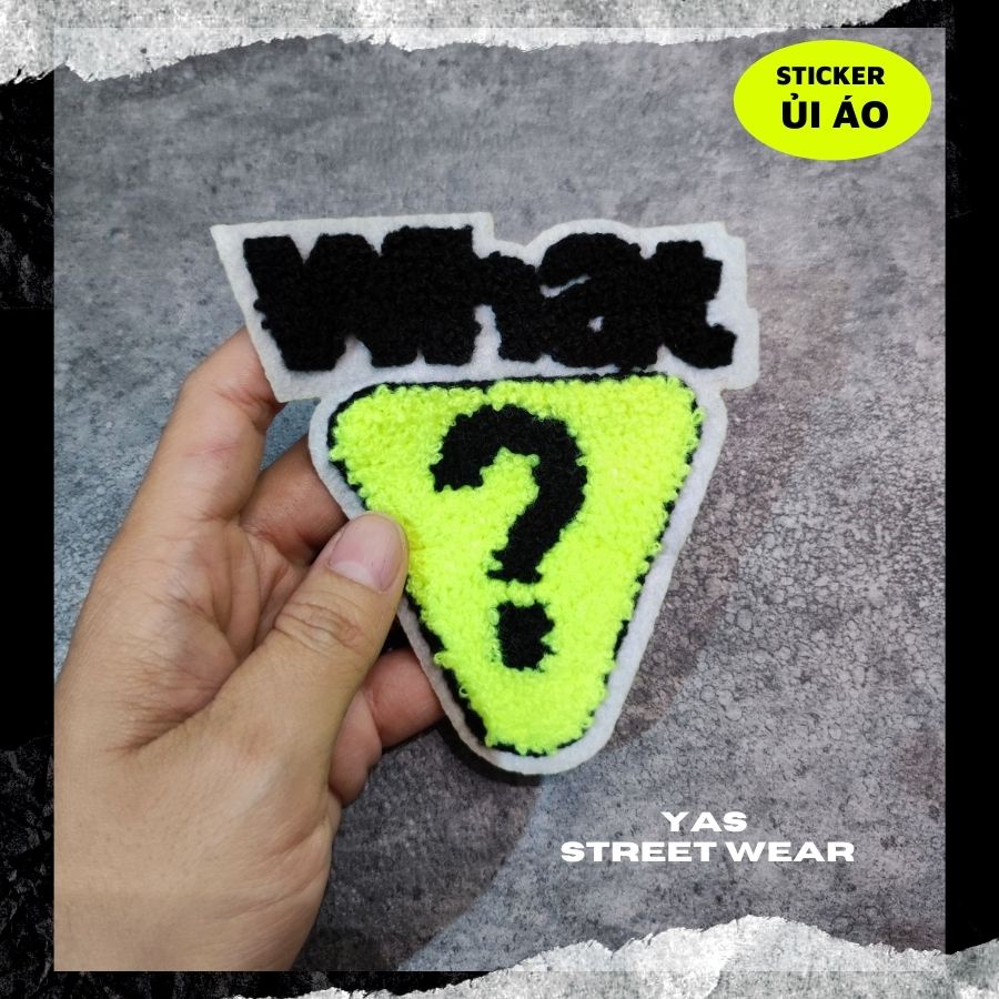 Sticker ủi áo cao cấp, miếng dán quần áo dùng làm Patch ủi, miếng vá quần áo, vá áo phao, trang trí BALO