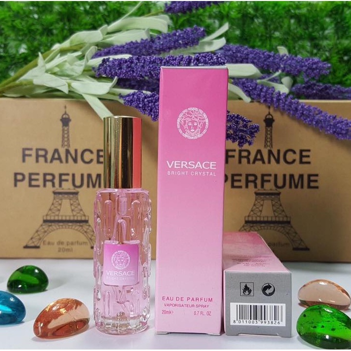 Nước hoa mini vesace 20ml dạng xịt-mẫu 4d- Mùi Verrsace Hồng