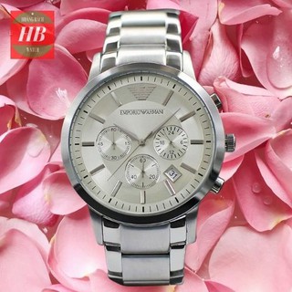 Đồng hồ nam EMPORIO ARMANI dây thép đúng 6 kim sang trọng