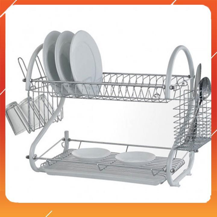 Giá để chén bát inox 2 tầng | BigBuy360 - bigbuy360.vn