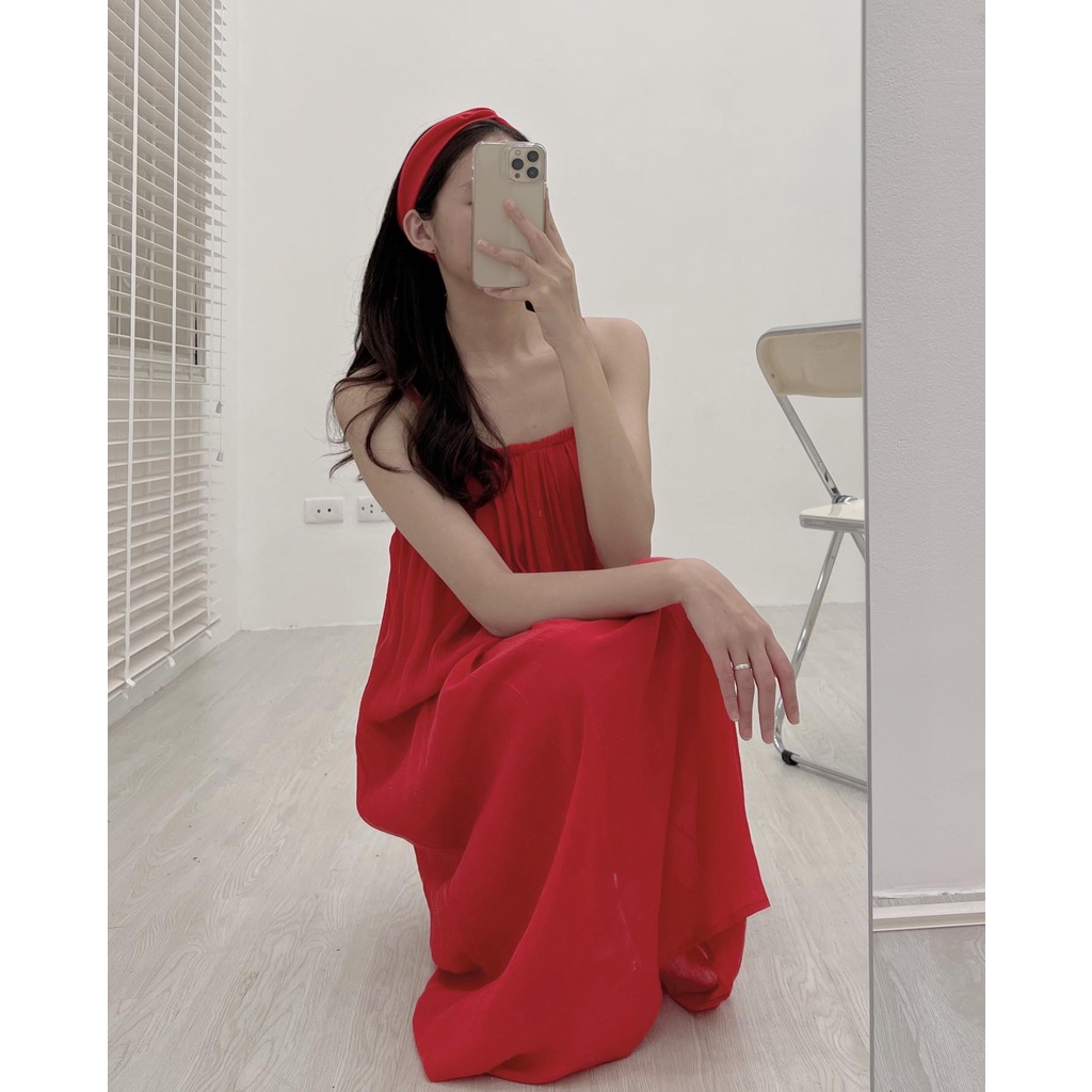 V025 Váy midi kèm băng đô Audrey | BigBuy360 - bigbuy360.vn