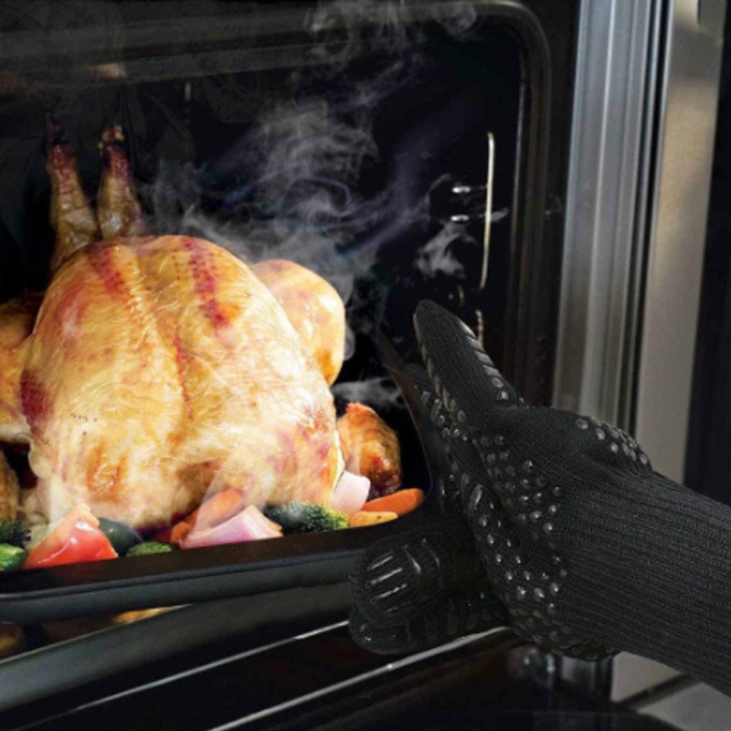 1pc Găng tay lò vi sóng ANAEAT silicon chịu nhiệt độ cao