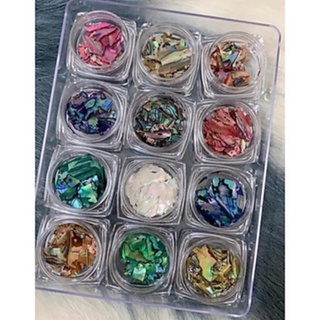 Xà cừ nail vân đá 12 màu