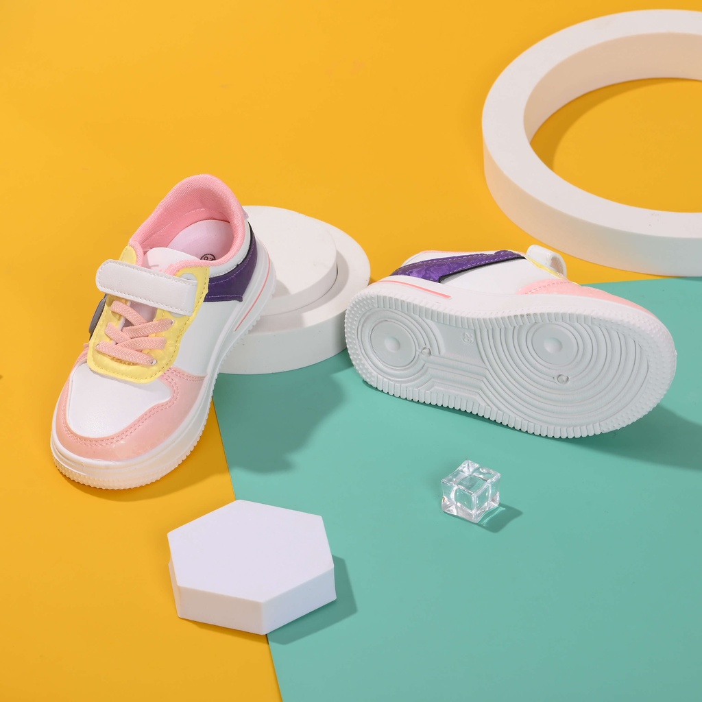 Giày Sneaker Cho Bé Phù Hợp Cả Bé Trai Và Bé Gái 2-14 Tuổi Kiểu Dáng Phong Cách Chất Liệu Mềm Êm Cao Cấp Đế Chống Trượt