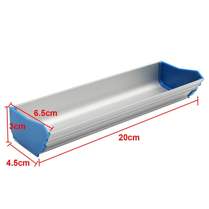 Máng lên keo bằng nhôm 8" 20cm dùng cho máy in lụa