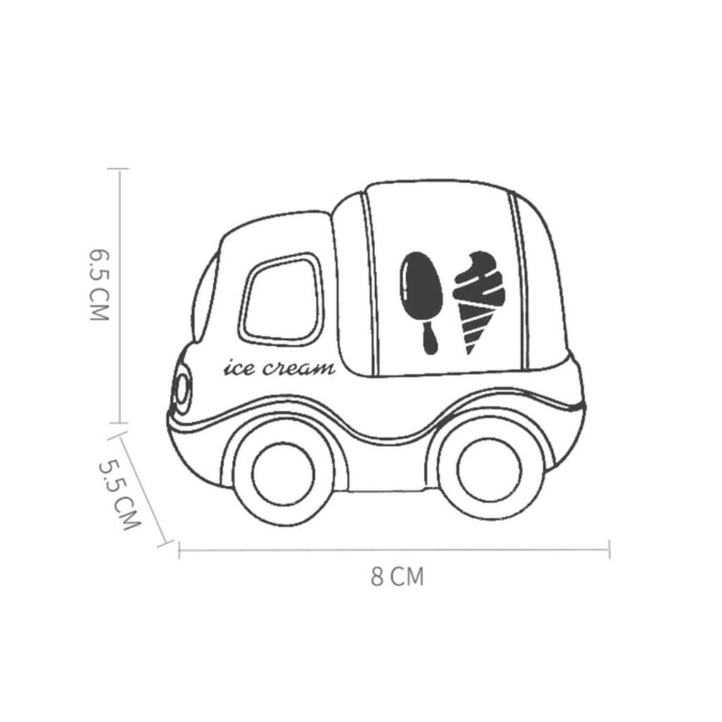 [Hàng Sẳn] Bộ đồ chơi xe ô tô BABY CAR cao cấp (7 chiếc) cho Bé dưới 3 tuổi.
