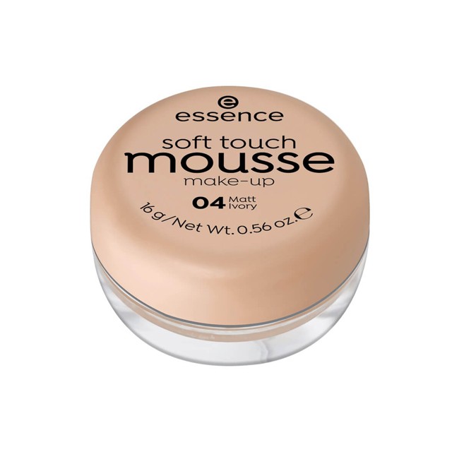 Phấn Tươi Trang Điểm Essence Soft Touch Mousse 16g #04 Matt Ivory