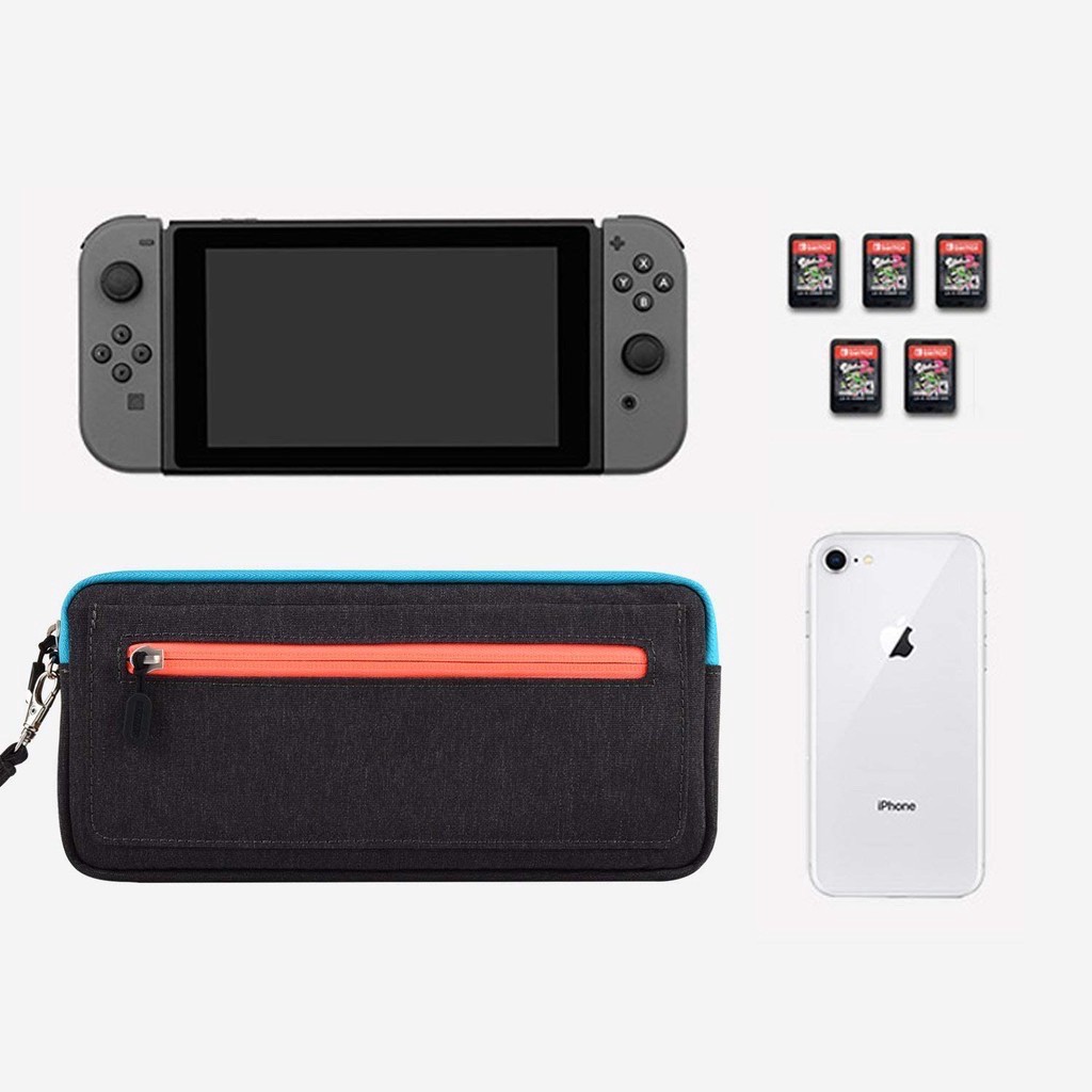 Túi Đựng Máy Chơi Game Nintendo Switch WiWU Switch Soft Case Màu Xám