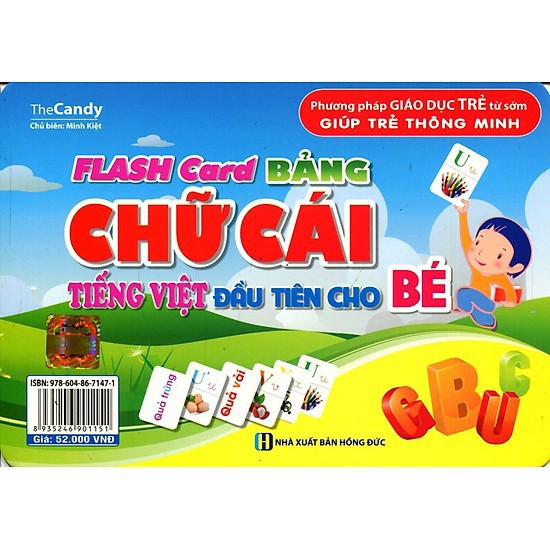 [Kèm File Nghe] Thẻ Flashcard Dạy Trẻ Theo Phương Pháp Glenn Doman - Bảng Chữ Cái Tiếng Việt Đầu Tiên Cho Bé