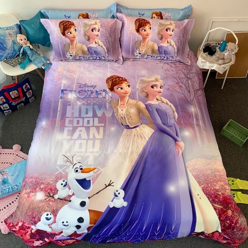 Set Chăn Ga Gối Cotton Disney Cho Bé Yêu