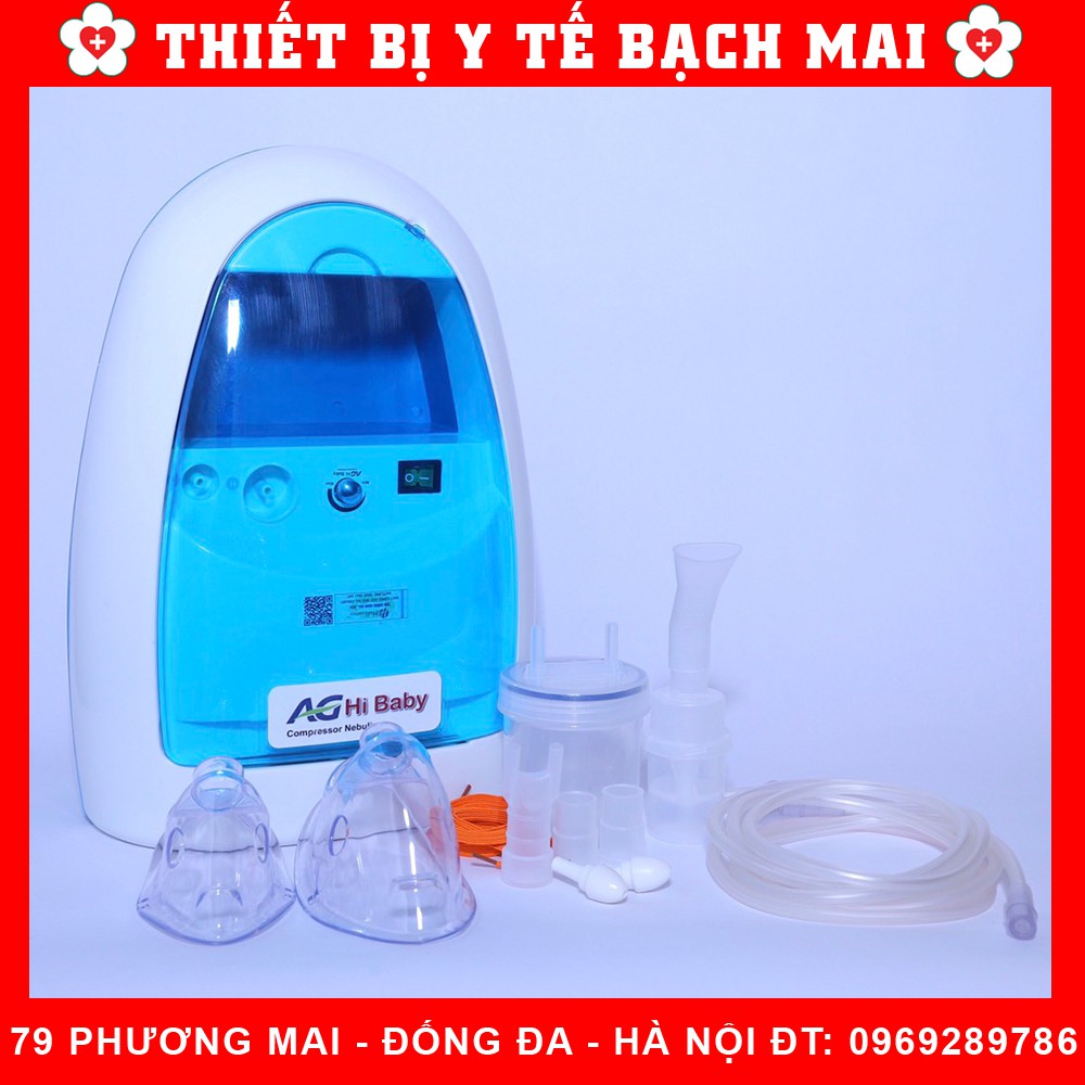 Máy Xông Mũi Họng + Máy Hút Mũi 2 Trong 1 AG LIFE HI BABY [NEW 2020]