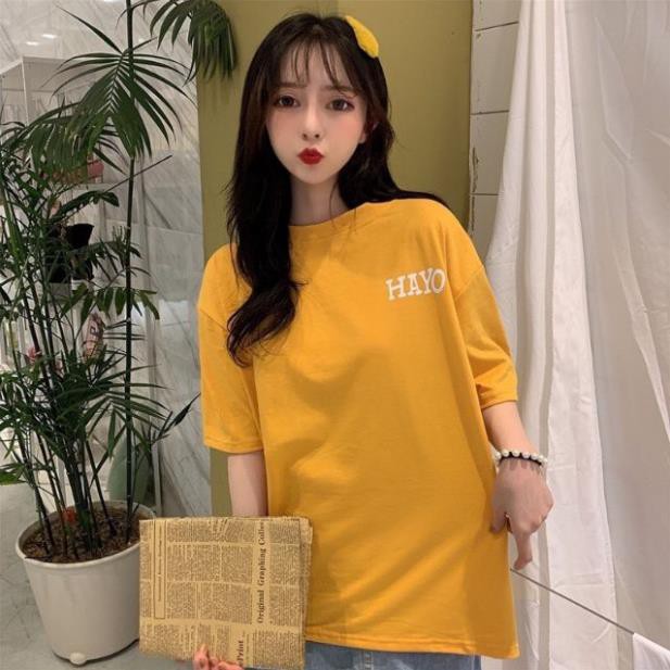 [S02][HÌNH THẬT] Áo thun nữ nam unisex căp đôi áo phông nữ tay lỡ HaYo siêu hot hàng rất đẹp-BT008
 | BigBuy360 - bigbuy360.vn