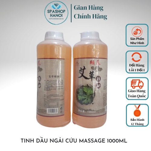 Tinh dầu ngải cứu massage 1000ml-cam kết hàng chất lượng