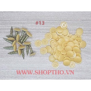 Nút nhựa bịt đầu vít mã màu #13 (túi 1000pcs)