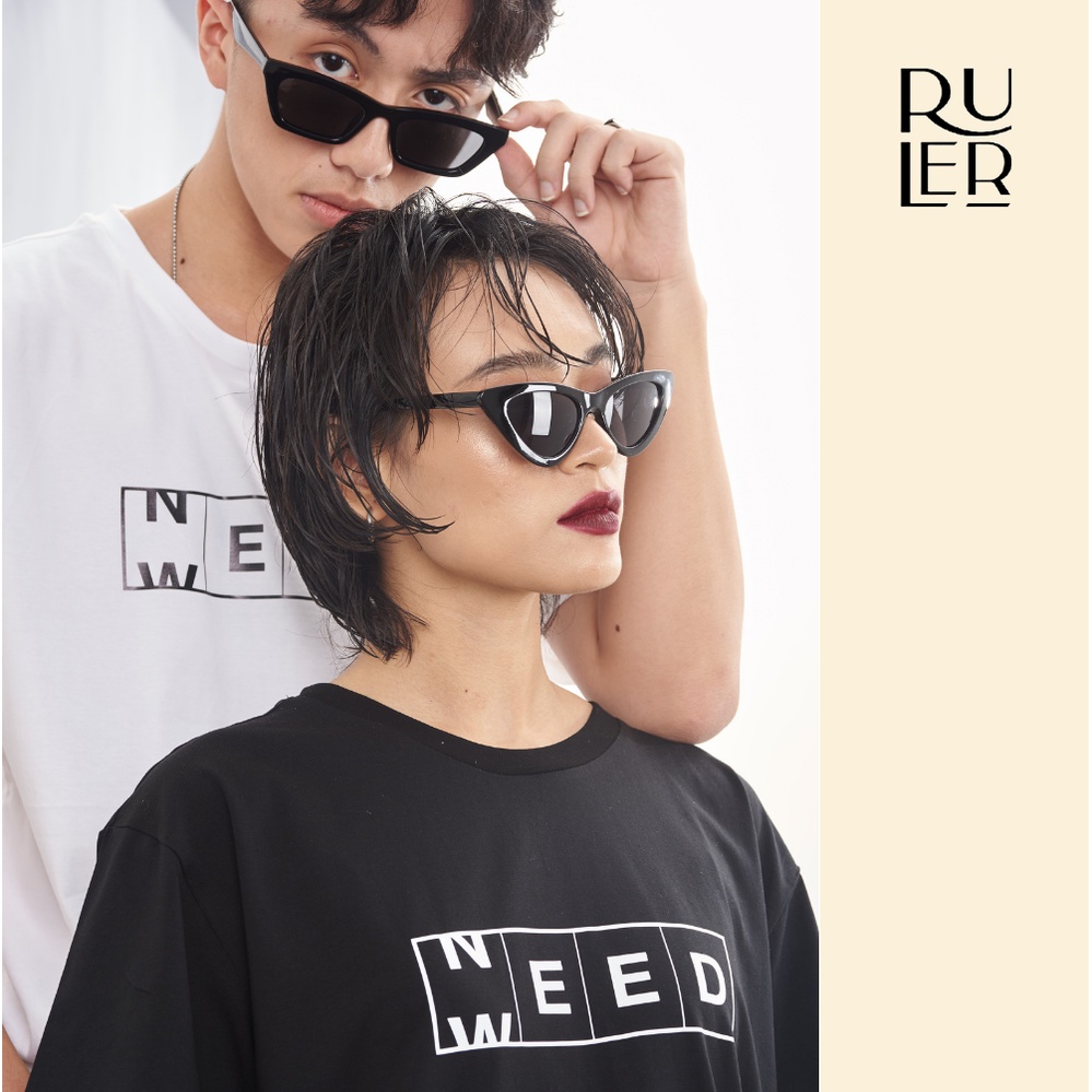 Áo thun nam nữ unisex The RULER chất liệu cotton thoáng mát