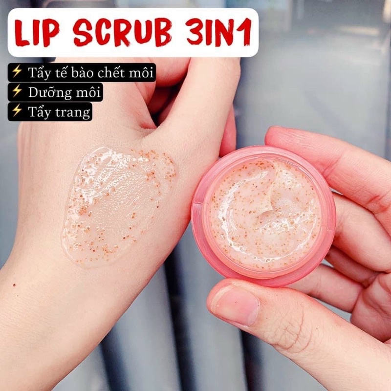 Tẩy Tế Bào Chết  Dưỡng Da Và Tẩy Trang Cho Môi Giúp Môi Căng Mịn Hồng Hào