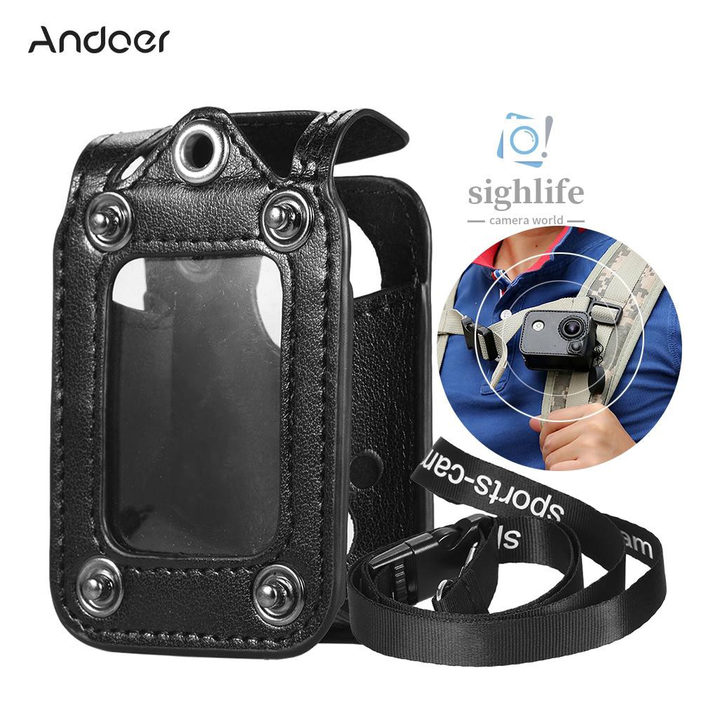 ANDOER Túi Đựng Camera Thể Thao Có Dây Đeo Cổ Cho Sjcam Sj4000 Sj5000 Or