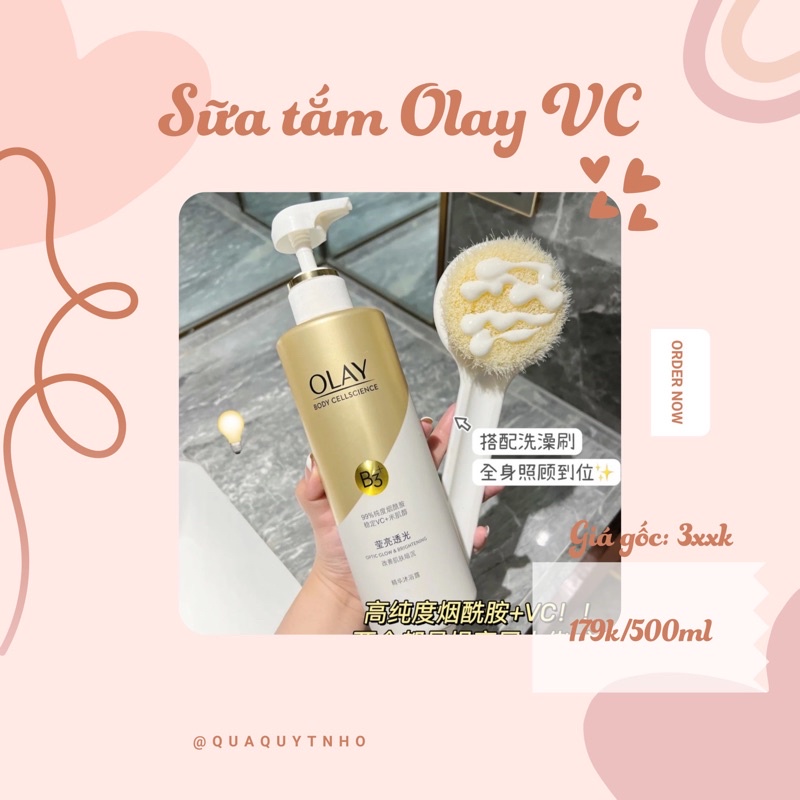 SỮA TẮM TRẮNG DA OLAY B3+ VC