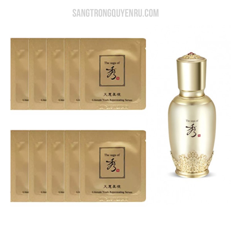 Gói tinh chất tái sinh da The Saga of Xiu Ultimate Youth Rejuvenating Serum - tái tạo, trẻ hóa làn da (1 gói)