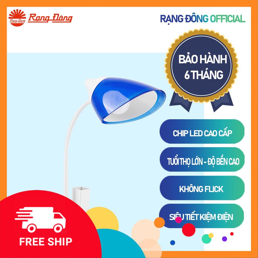 Đèn bàn LED Model: RD-RL-40 8W (OC-USB) tích hợp ổ cắm và chân sạc USB Rạng Đông