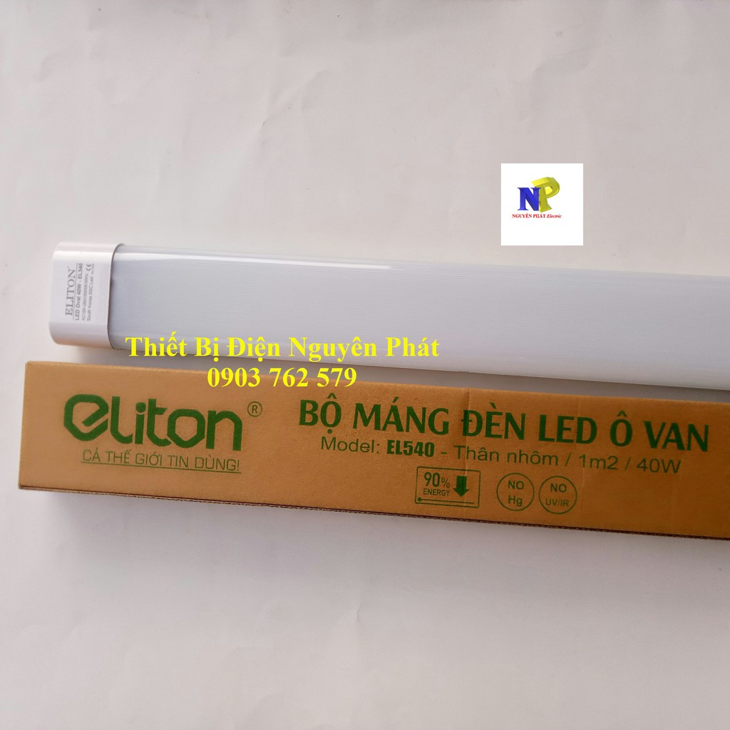 [ELITON] Bộ Led Bán Nguyệt Ô VAN 1.2m Thân Nhôm CS40w Ánh Sáng Trắng - Hàng Chất Lượng Cao