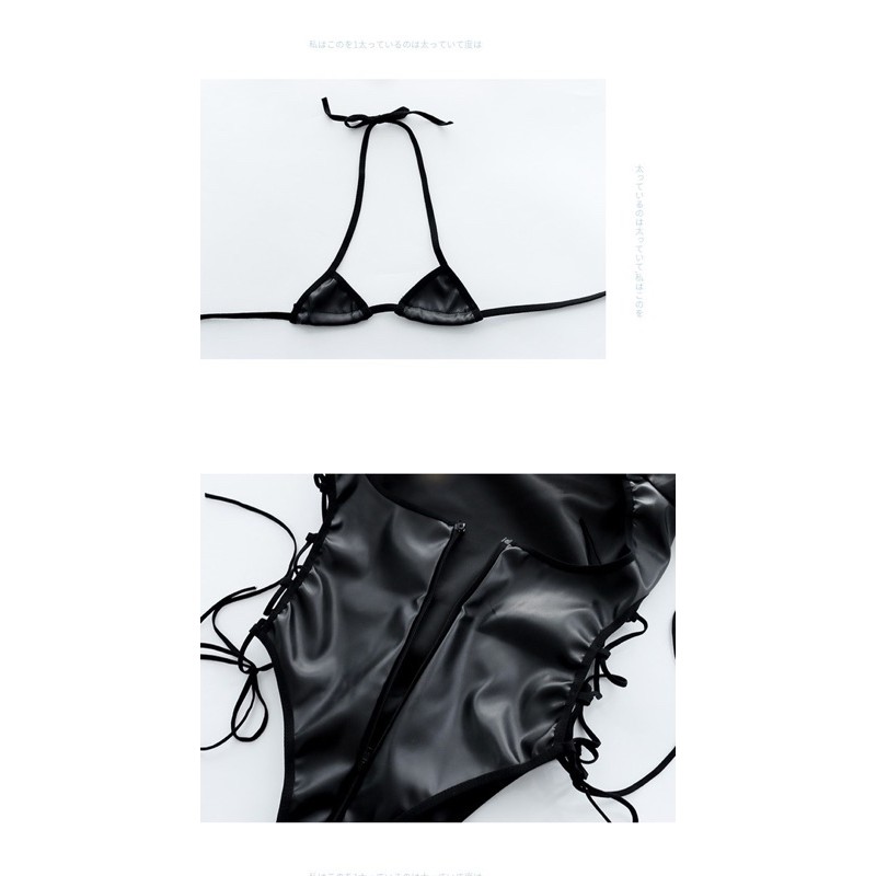 8118 Bodysuit Da Khoét Lộ Ngực + Áo Lót Siêu Nhỏ Gợi Cảm - Cosplay Nhật Bản Sexy