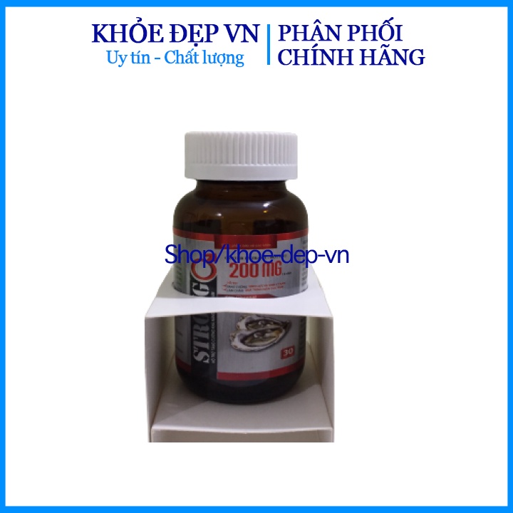 Hàu Biển Strong Oyster Extract - Bổ Thận, Tráng Dương, Tăng Cường Sinh Lý-Hộp 30 Viên