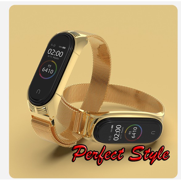 [Miband 5] Dây đeo nam châm thép không gỉ MIJOBS dành cho Xiaomi Miband 5