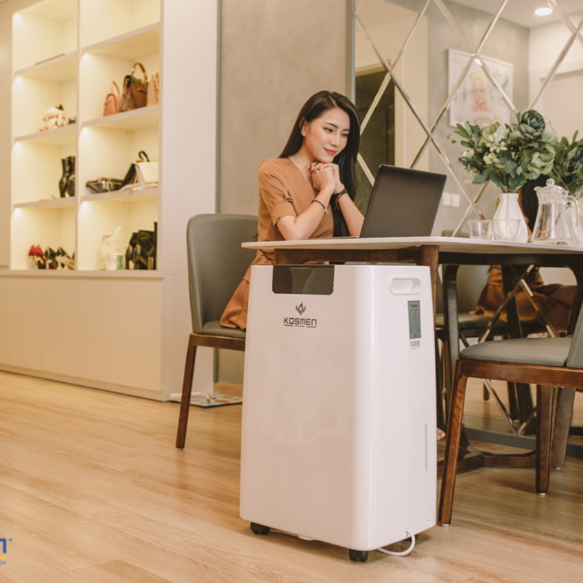 Máy hút ẩm, Máy hút ẩm dân dụng Kosmen KM-60S – Thương hiệu Đức - Bảo hành 24 tháng