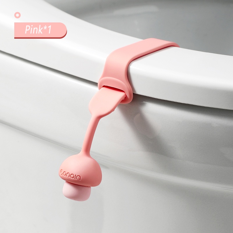 Dụng Cụ Nhấc Nắp Bồn Cầu Chống Tiếp Xúc Hình Nấm Bằng Silicone