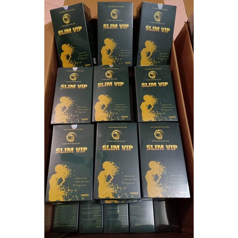 VIÊN SIÊU GIẢM CÂN SLIM VIP 60v slim vip va 30 detox