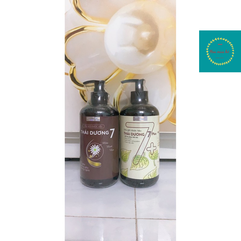 Dầu gội thái dương 7 và 7 plus 480ml cải tiến ngăn ngừa gàu và suôn mượt tóc hiệu quả ( hàng chính hãng công ty )