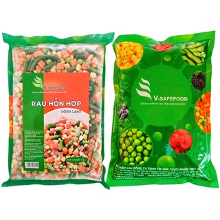 Rau Hỗn Hợp đông lạnh VSAFEFOOD 1kg (Chỉ giao Tp.HCM)