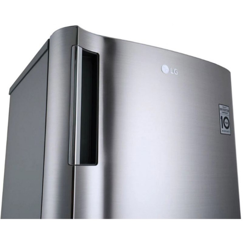 Tủ đông trữ sữa, làm kem đứng Inverter LG GN-F304PS 165 lít (Xám Bạc), cấp đông nhanh