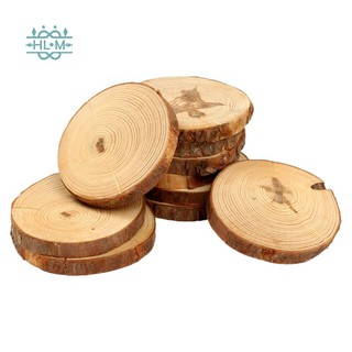 10 miếng gỗ tròn trang trí tiệc cưới