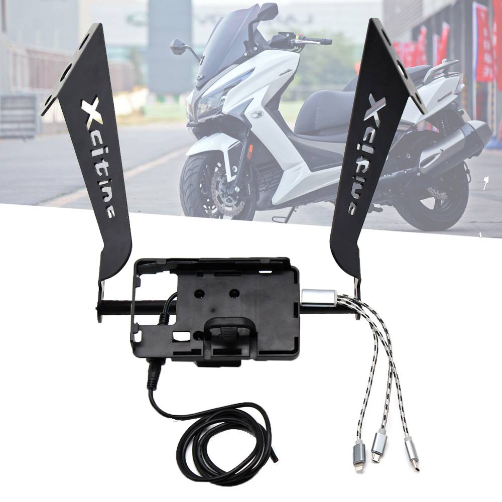 Giá Đỡ Sạc Usb Cho Xe Mô Tô Kymco Downtown 350 300i Xciting 250 400