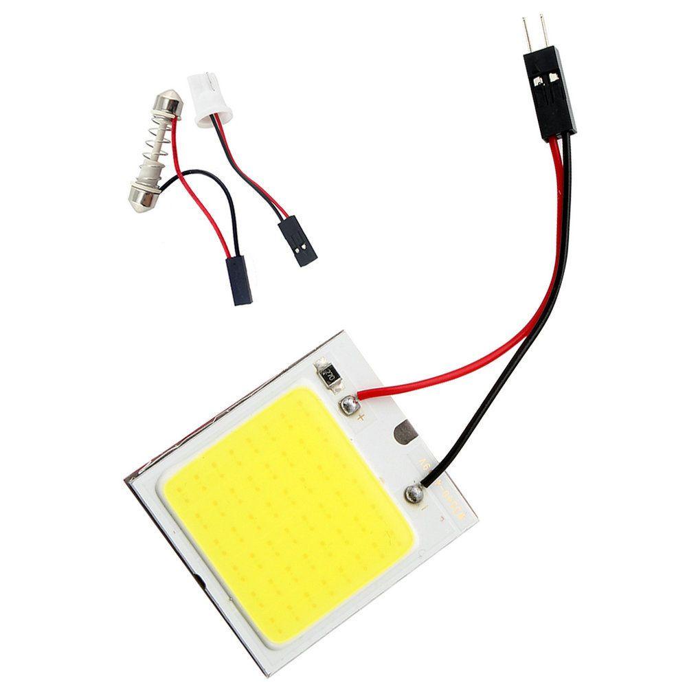 Đèn LED COB 41 / 42mm 12V Siêu Sáng Gắn Biển Số Xe Hơi